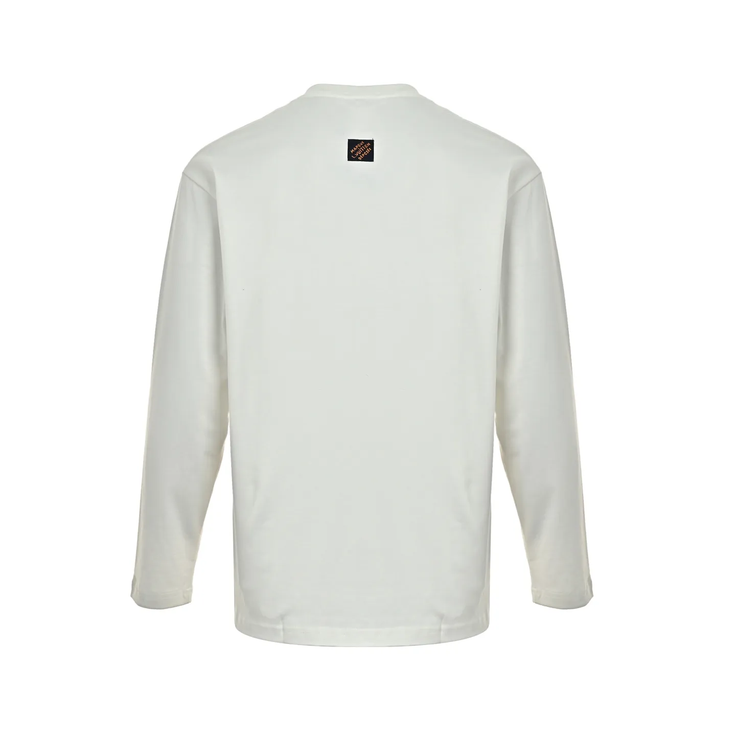 Louis Vuitton/Louis Vuitton long sleeves with cursive signature letters embroidered on the chest